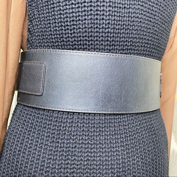 Ralph Lauren Black Cashmere Blend Lamb Shearling Flat Knit Open Front Cardigan - Picture 8 of 16